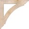Ekena Millwork Thorton Traditional Smooth Bracket, Douglas Fir, 3 1/2"W x 28"D x 28"H BKT04X28X28THR01SDF - alternate 2